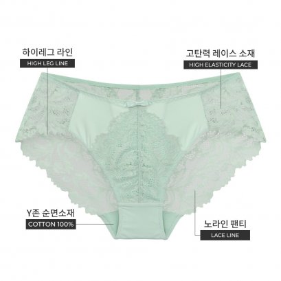 Seamless Lace Low Waist Panty