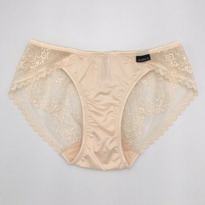 Light Skin  Lace Trim Briefs