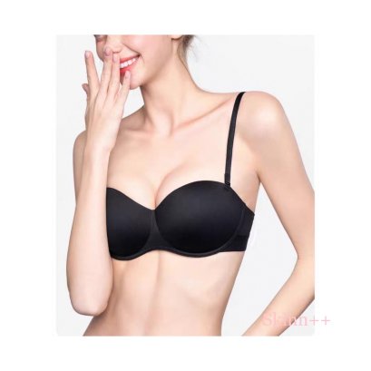 Black Strapless Bra by Skinn intimate