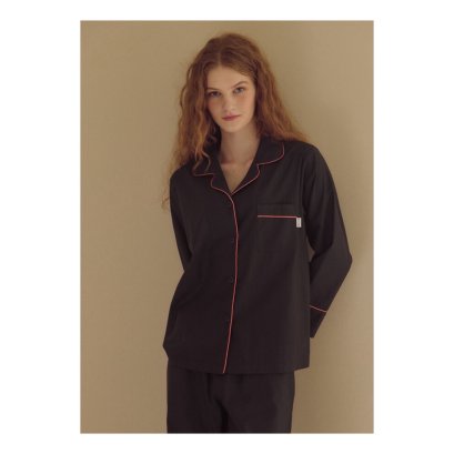ชุดนอนผ้าพรีเมียม รุ่น GREY Color Tencel Comfy Nightwear Set (Made in Korea)