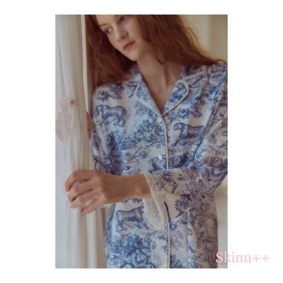 เซ็ตชุดนอน Premium Cotton Pajamas Set (Made in Korea)