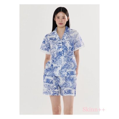 Premium Cotton Shorts PJ Set (Made in Korea)
