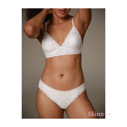 White Lace Sexy Bralette Set