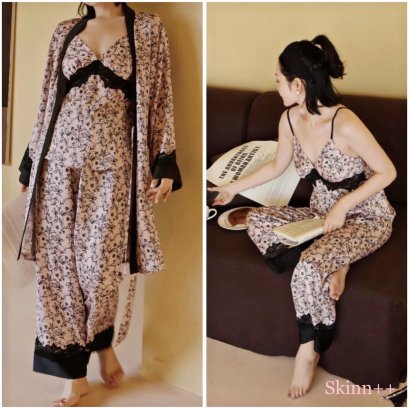Cami Floral Satin Set