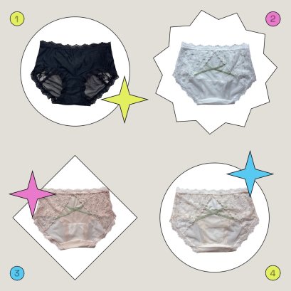 Mid Waist Lace Panty by Skinn Intimate