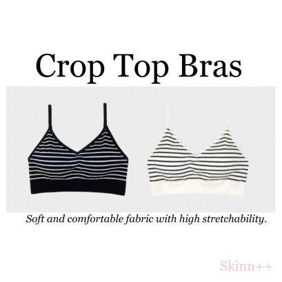 Crop Top Bras with Pad by Skinn intimate