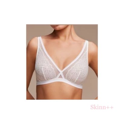 Ivory lace Bralette Set by Skinn intimate