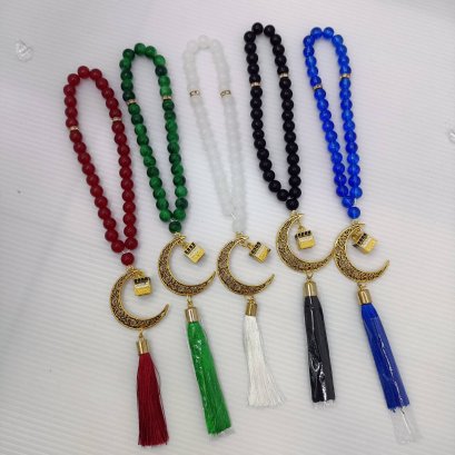 สินค้ามุสลิม ป้ายห้อย ที่แขวนรถ ป้ายห้อยลูกประคำ