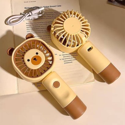 พัดลมมือถือ FY048 พัดลมคาปิบาร่า พัดลมพกพา พร้อมส่ง