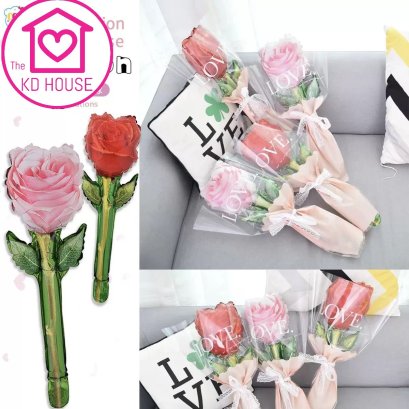 ลูกโป่งช่อกุหลาบ ช่อลูกโป่ง พร้อมส่ง