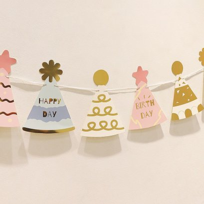 ธงราวตกแต่ง ธง Happy Birthday สุดน่ารัก