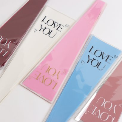 ซองใส่ดอกไม้ สวยน่ารัก ซองกรวยใส่ดอกไม้