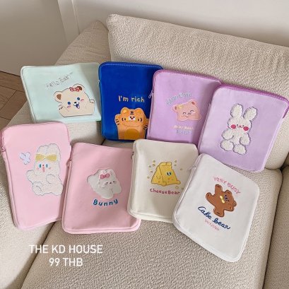 กระเป๋าไอแพ็ด  แท็บเล็ต  ขนาด 11 นิ้ว ผ้านุ่ม พร้อมส่ง