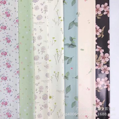 กระดาษห่อของขวัญ ขนาด 50*70 ซม แพ็ค 10 แผ่น พร้อมส่ง จากไทย