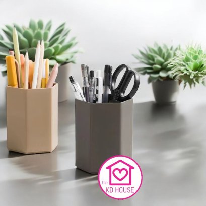 กล่องใส่ของ ใส่ปากกา 6 เหลี่ยม กล่องใส่ดินสอ สินค้าราคาถูก