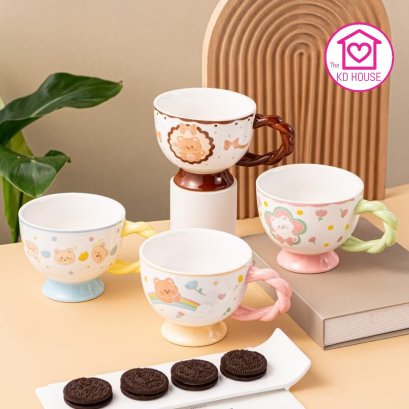 แก้วมัคเซรามิก สุดคิ้วท์ ที่ ลายน่ารัก พร้อมส่งจากไทย