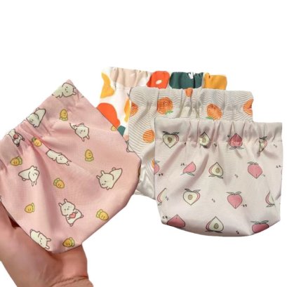 กระเป๋าบีบอ้า ลายน่ารักๆ พร้อมส่ง (สุ่มลาย)