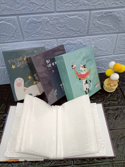 อัลบั้มรูป แบบมีปก รูปการ์ตูนน่ารักขนาด 4*6 พร้อมส่งจากไทย