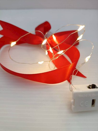 ไฟกระพริบ LED เส้นขดลวด ขนาด 0.5 มม.