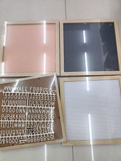 Letterboard  พลาสติก ขนาด 30*30 ซม.