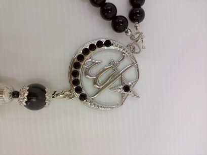 ป้ายแขวนหน้ารถ สินค้ามุสลิม ป้ายพู่