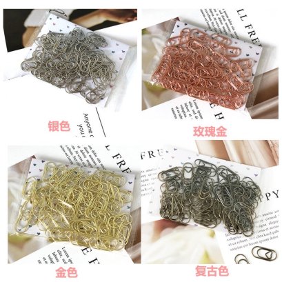 คลิปเหล็กลายหัวใจใช้หนีบการ์ด