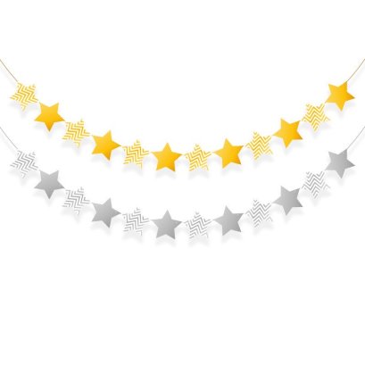 ธงราวรูปดาว ปั้มฟรอย