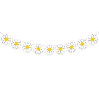 ธงราวดอกเดซี่ จำนวน 9 แผ่น