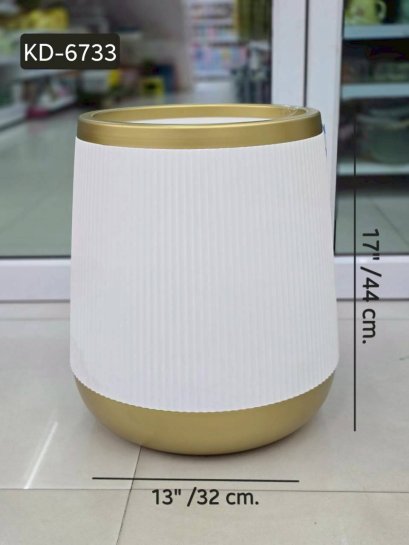 กระถางแจกันดอกไม้ กระถางต้นไม้ สีขาว พร้อมส่ง