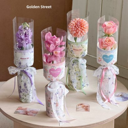 กระดาษจัดช่อแบบม้วน กระจัดช่อดอกไม้ ขายยกแพ็ค 1 แพ็คมี 10 ชิ้น  ขนาด 30*30 ซม.