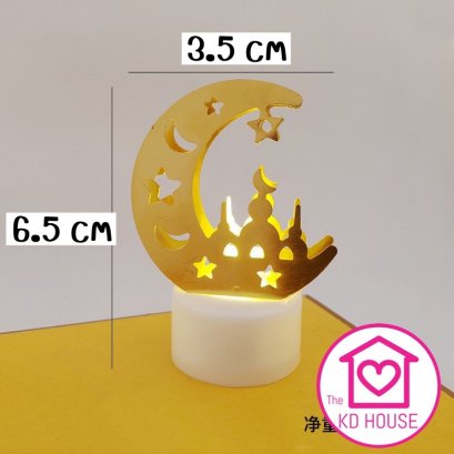 โคมไฟจิ๋ว พระจันทร์+มัสยิด มุสลิม