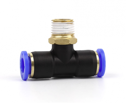 ฟิตติ้งลม ข้อต่อลมแบบสามทางทีเกลียวกลาง (T) รุ่น SPB