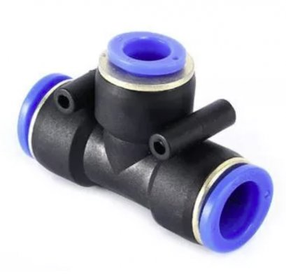 ฟิตติ้งลม ข้อต่อลมลดแบบสามทางทีเสียบสาย T รุ่น SPEG