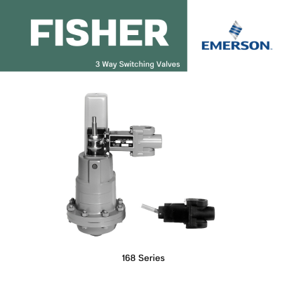Fisher 168 Series 3 Way Switching Valves