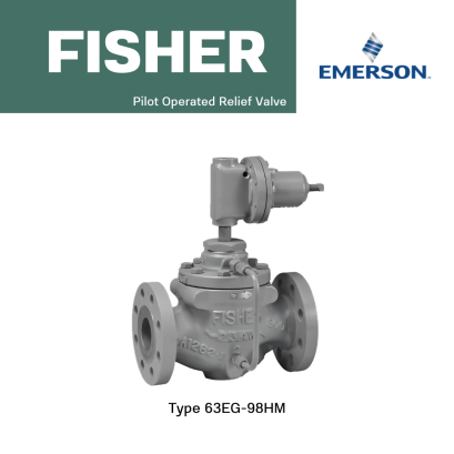 Fisher Type 63EG-98HM Pilot Operated Relief Valve
