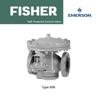 Fisher Type 92B  Self-Powered Control Valve