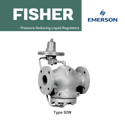 Fisher Type 92W Pressure Reducing Liquid Regulators