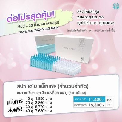 เจลสปาหน้า นู สกิน ageloc facial gel spa pro 01
