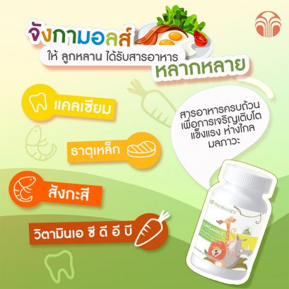 อาหารเสริมสำหรับเด็ก นู สกิน จังกามอลส์ nu skin pharmanex jungamals 5