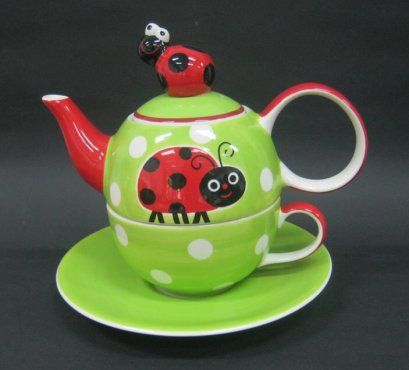 Tea 3 for 1 set - Lady Bug