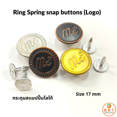 Ring Spring snap buttons (Logo)