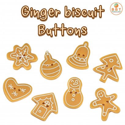 Ginger biscuit Buttons