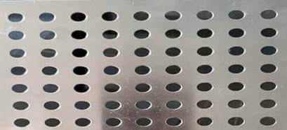 แผ่นเจาะรู แผ่นperforated  แนวฉาก มุม 90 องศา ขนาดรู 1.1 -  40 มม.