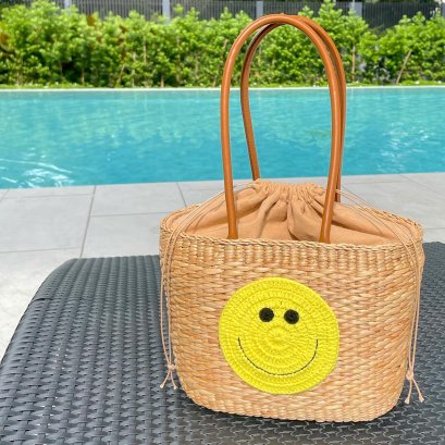 smiley face bag 