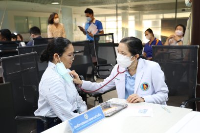 โรงพยาบาลทหารผ่านศึก ออกหน่วยวัคซีนเคลื่อนที่ ในโครงการวัคซีนเคลื่อนที่ รวดเร็ว ว่องไว ปลอดภัย ใส่ใจสุขภาพ ร่วมกับ บริษัท ขนส่ง จำกัด (บขส.) 