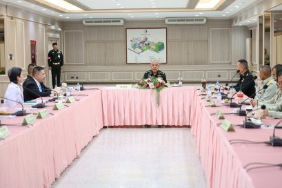 พลเอก กานต์นาท นิกรยานนท์ ผู้อำนวยการองค์การสงเคราะห์ทหารผ่านศึก พร้อมด้วย พลโท เสรี สุคณธมาลัย รองผู้อำนวยการองค์การสงเคราะห์ทหารผ่านศึก และคณะผู้บริหารระดับสูงขององค์การฯ ตรวจเยี่ยมการดำเนินงาน และรับฟังบรรยายสรุปภารกิจของโรงพยาบาลทหารผ่านศึก