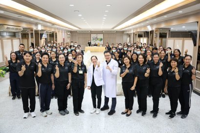 พิธีเปิดการจัดอบรมโครงการอบรมเชิงปฏิบัติการการช่วยฟื้นคืนชีพขั้นพื้นฐาน และการใช้เครื่องกระตุกหัวใจไฟฟ้าชนิดอัตโนมัติ (BLS : Basic Life Support with AED) ประจำปี 2569 