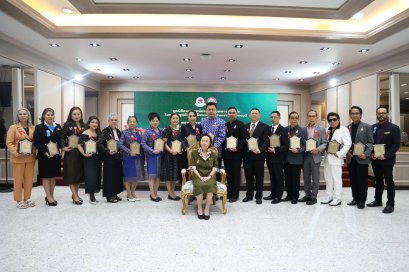 คุณหญิงแสงเดือน ณ นคร ประธานกรรมการมูลนิธิสงเคราะห์ครอบครัวทหารผ่านศึก ในพระราชูปถัมภ์สมเด็จพระศรีนครินทราบรมราชชนนี เป็นประธานในพิธีมอบโล่เกียรติคุณ และใบประกาศเกียรติคุณแก่ผู้บำเพ็ญประโยชน์ต่อสังคม ประจำปี 2569