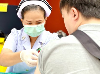 หน่วยวัคซีนเคลื่อนที่ (ครั้งที่ 2) ให้บริการฉีดวัคซีนประจำปี 2568 ให้บริการการไฟฟ้าฝ่ายผลิตแห่งประเทศไทย