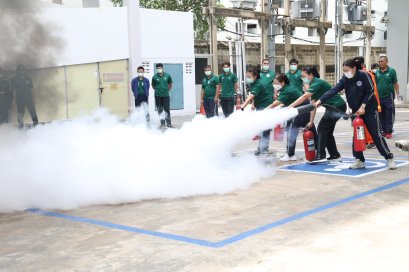 โรงพยาบาลทหารผ่านศึก จัดฝึกอบรมซ้อมแผนป้องกันอัคคีภัยและซ้อมอพยพหนีไฟ ให้แก่พนักงาน รพ.ผศ. ประจำปี 2568 เพื่อเตรียมความพร้อมหากต้องเผชิญสถานการณ์เพลิงไหม้จริง